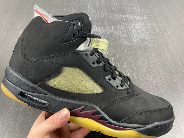 Cheap Black x A Air 5 Maniere Ma Jordan FD1330-001 0707